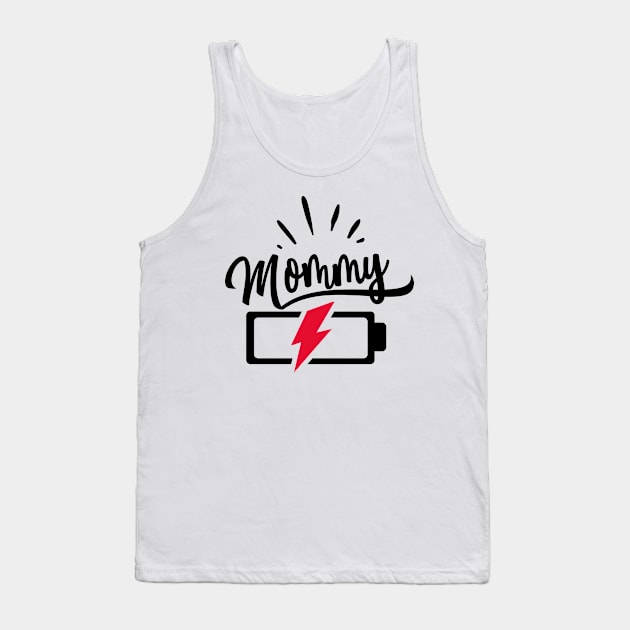 Mommy Battery Tank Top by CB Creative Images